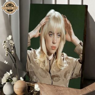 Billie Eilish 2025 Music Tour Poster Canvas