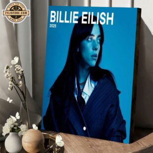 Billie Eilish Music Hit Me Hard and Soft the Tour Poster Canvas