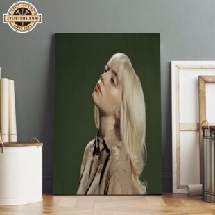 Billie Eilish Tour Music Poster Canvas