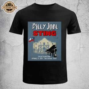 Billy Joel & Sting San Antonio, TX Alamodome Concert Unisex T-Shirt