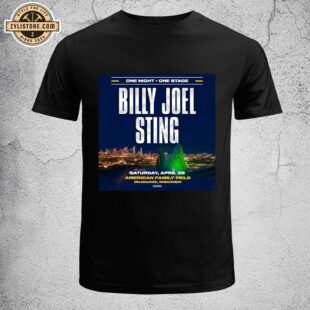 Billy Joel Sting Saturday, April 26 2025 Tour Unisex T-Shirt