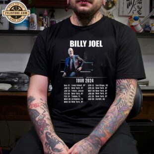 Billy Joel World Tour 2024 Unisex T-Shirt