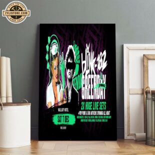 Blink-182 & Green Day Experience Poster Canvas