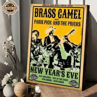 Brass Camel December 31 2024 The Royal Nelson British Columbia Poster Canvas