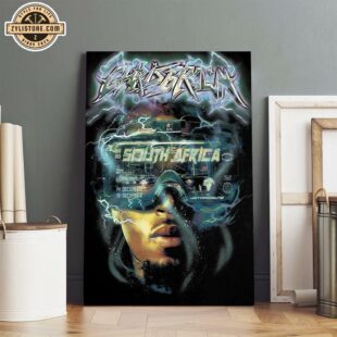 Chris Brown Speed Runner Poster Canvas