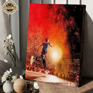 Coldplay Melbourne Muisc Tour Poster Canvas