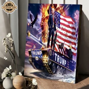 Donald Trump 2024 Win Poster Canvas