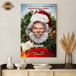 Farrelly Brothers Dear Santa Starring Jack Black as Satan Nov 25 Poster Canvas