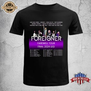 Foreigner 2024 Farewell Date Tour Unisex T-Shirt