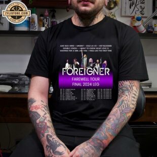 Foreigner 2024 Farewell Date Tour Unisex T-Shirt