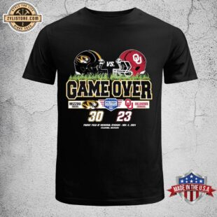 Game Over Mizzou Tigers Champion Victory vs Oklahoma Sooners 30 – 23 Military Appreciation Day 2024 Unisex T-Shirt