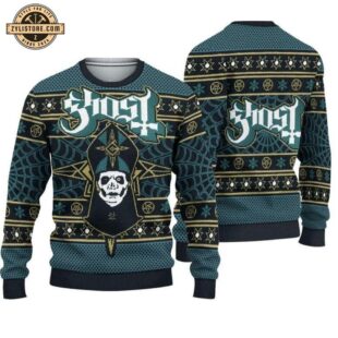 Ghost Band Ugly Christmas Sweater