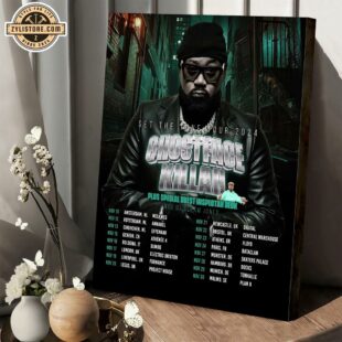 Ghostface Killah European Tour Nov 2024 Poster Canvas