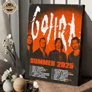 Gojira Summer 2025 Istanbul And Vilnius Poster Canvas