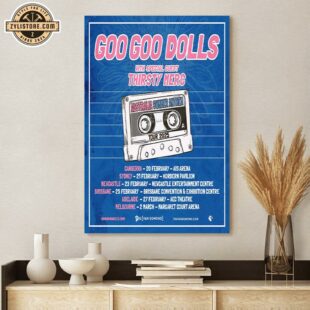 Goo Goo Dolls Australian Tour Poster Canvas