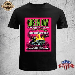 Green Day Saviors 2024 World Tour Lyon LDLC Arena Unisex T-Shirt