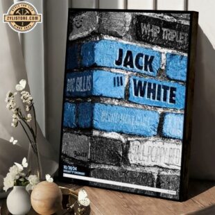 Jack White October 30 2024 Cincinnati OH Poster Canvas