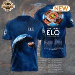 Jeff Lynne ELO Over And Out All Over Print T-Shirt