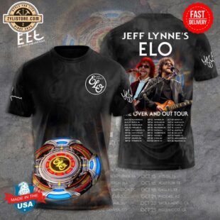 Jeff Lynne ELO The Over And Out Tour 2024 All Over Print T-Shirt