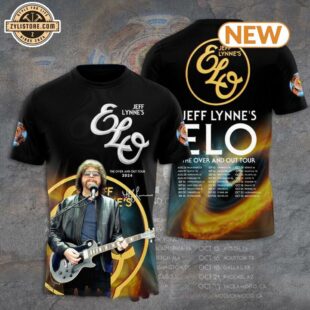 Jeff Lynne ELO The Over And Out Tour All Over Print T-Shirt