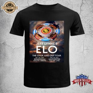 Jeff Lynne's Elo 2025 Tour Birmingham Manchester Unisex T-Shirt