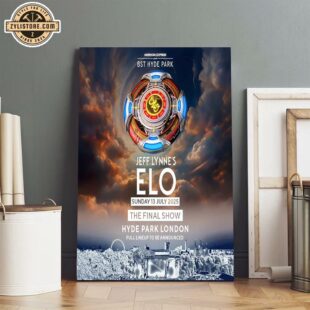 Jeff Lynne’s ELO at Hyde Park, London in 2025 Poster Canvas