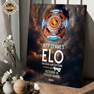 Jeff Lynne’s ELO The Over And Out Tour October 16 Toyota Center Poster Canvas