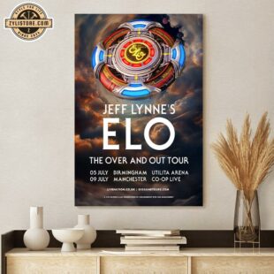 Jeff Lynne’s ELO UK Farewell Tour 2025 Poster Canvas