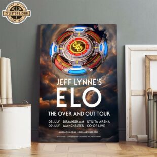 Jeff Lynne’s ELO UK Farewell Tour 2025 Poster Canvas