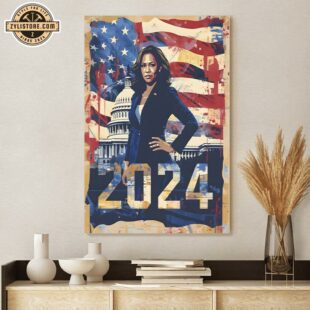 Kamala Harris for President 2024 Poster Canvas