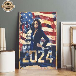 Kamala Harris for President 2024 Poster Canvas