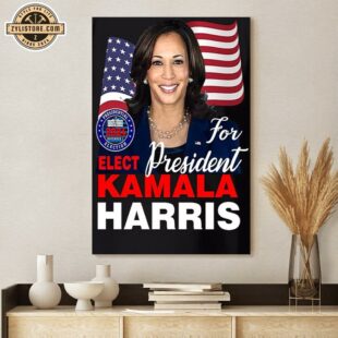 Kamala Harris For President Poster Canvas