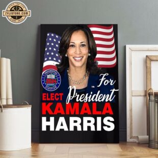 Kamala Harris For President Poster Canvas