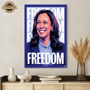 Kamala Harris Freedom Poster Canvas