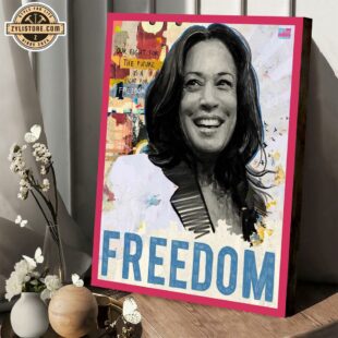 Kamala Harris Freedom President Poster Canvas