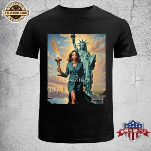 Kamala Harris Liberty US 2024 Election I’m With Her Unisex T-Shirt