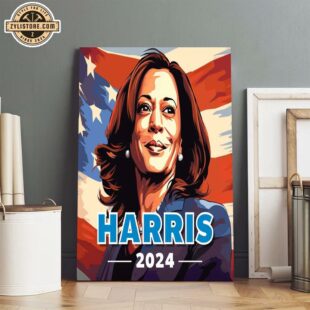 Kamala Harris President 2024 Poster Canvas