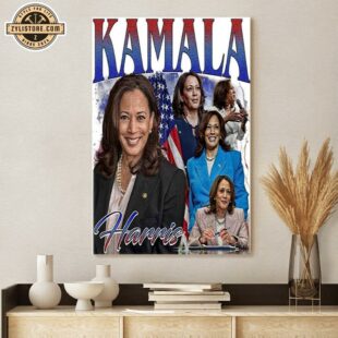 Kamala Harris President 2024 Win Poster Canvas