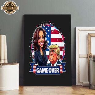 Kamala Harris Win Debate For President 2024 Poster Canvas