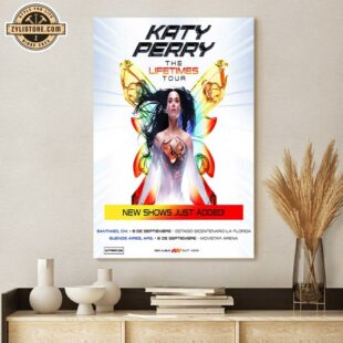 Katy Perry The Lifetimes Tour CL Santiago AR Buenos Aires Sept 2025 Poster Canvas