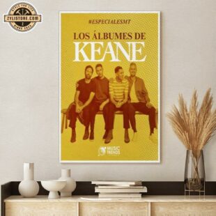 Keane Los Albumes De 2024 Poster Especiales Music Poster Canvas