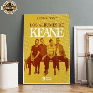 Keane Los Albumes De 2024 Poster Especiales Music Poster Canvas