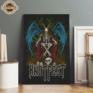 Knotfest Winged Goat God Poster Canvas