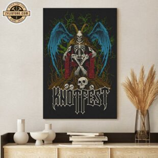 Knotfest Winged Goat God Poster Canvas