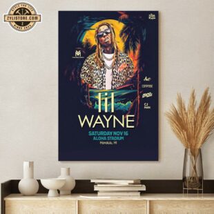 Lil Wayne Music Nov 16 Honolulu, HI Poster Canvas Wall Decor