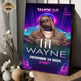 Lil Wayne Saturday Dec 14th Poster Canvas Wall Decor