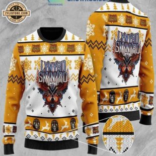 Lynyrd Skynyrd Snow Merry Christmas Ugly Sweater