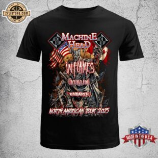 Machine Head In Flames North American Tour 2025 Unisex T-Shirt