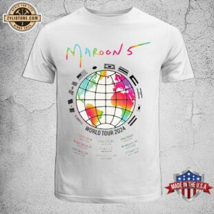 Maroon 5 World Tour 2024 Unisex T-Shirt