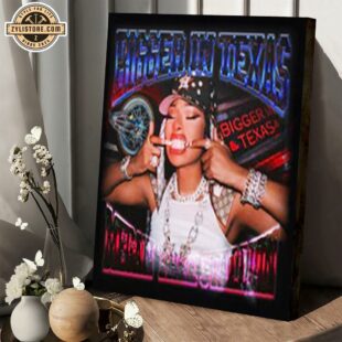 Megan Thee Stallion Bigger In Texas Poster Canvas